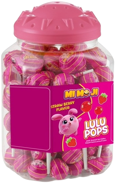 Lollipop Strawberry PVC